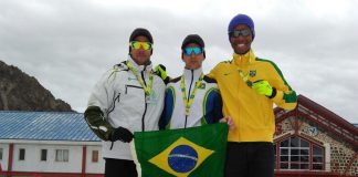 Fabrizio Bourguignon e Mirlene Picin são campeões brasileiros de Biathlon de Inverno na altitude de Portillo