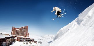 Valle Nevado ski snowboard resort Chile Santiago