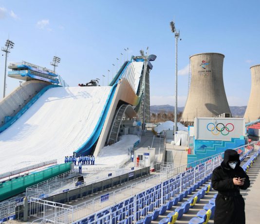 Arena dos Jogos Olímpicos de Inverno em Beijing