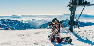 resort para aprender Snowboard